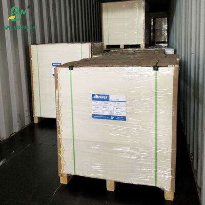 Cartón absorbente blanco de 350g 390g 480 X 330mm de grano corto para posavasos