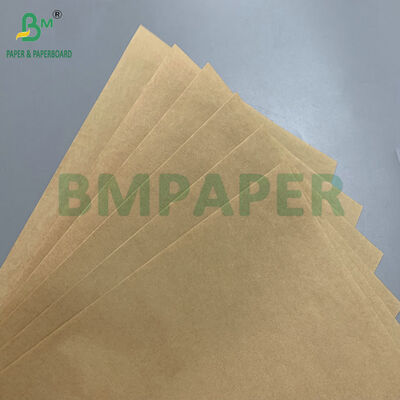 Papel Kraft de alta elasticidad de 80 g/m² y 90 g/m² marrón/blanco para envasado de polvo industrial