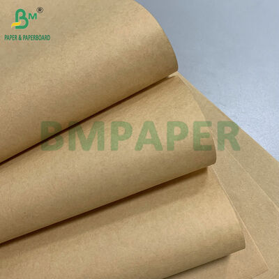Papel Kraft de alta elasticidad de 80 g/m² y 90 g/m² marrón/blanco para envasado de polvo industrial