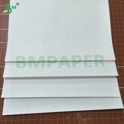 Papel de envoltura de cono de helado blanco Papel base de grado alimentario para mangas / envoltorios de cono