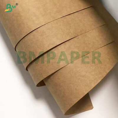 papel de alta resistencia pesado del bolso del cemento de Kraft de la fuerza de 85g 45kg Brown