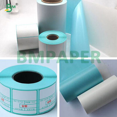 Papel de vidrio azul translúcido resistente a altas temperaturas para etiquetas autoadhesivas
