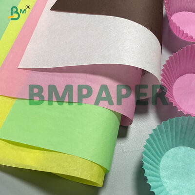 35g 38g 40g 45g Papel de revestimiento antiadherente de color para muffins