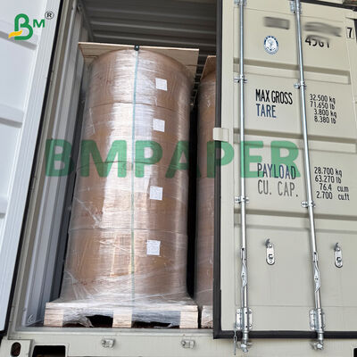 Papel laminado ultra delgado translúcido de 19 gramos de tamaño, papel de fumar de nervadura blanca