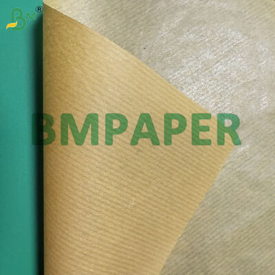 40 gramos de papel Kraft con costillas 26 por 31 pulgadas Kraft de oro amarillo máquina de envoltura vidriada de un lado