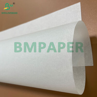 Buen suavidad 40GSM Jumbo Roll Papel a prueba de grasa Blanco para envoltura de sándwich