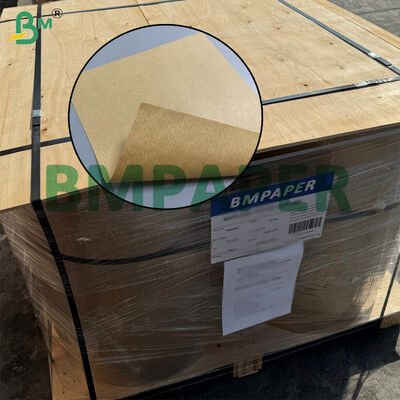 80 gramos de papel de cartón con costilla de cartón marrón de 55 cm de ancho, de calidad media