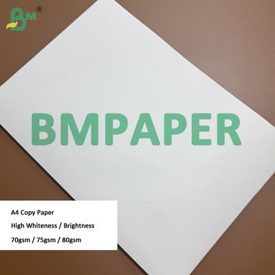 80 gramos de papel de copia de alta blancura Jumbo Rolls 1055 mm 914 mm, Brillo 102%-106%