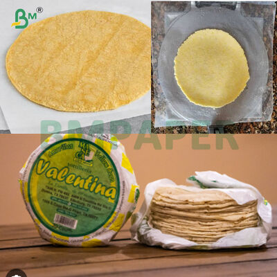 19g 20g 23g 25g Papel separador de envoltura de tortillas de piel de cebolla a prueba de grasa