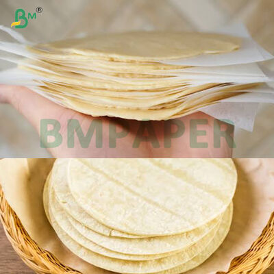 19g 20g 23g 25g Papel separador de envoltura de tortillas de piel de cebolla a prueba de grasa