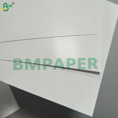 High Stiffness Anti-slip Linen Grid Texture White Cardstock Professional Playing Card Paper