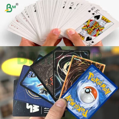High Gloss Three-layer 310gsm & 320gsm Trading Card Game Black Core Paper