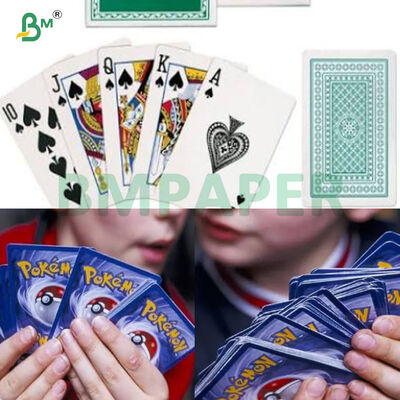 Papel de tarjeta de colección TCG de núcleo negro de alta rigidez 310 gsm