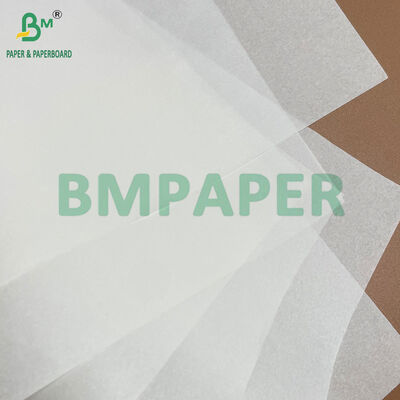 Papel de embalaje de hamburguesas blancas de grado alimenticio anti-grasa Jumbo Rolls Kit 4 Kit 5