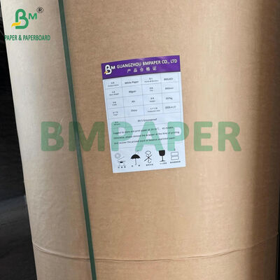 Papel de embalaje de hamburguesas blancas de grado alimenticio anti-grasa Jumbo Rolls Kit 4 Kit 5