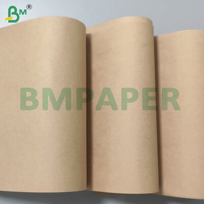 Rollos de papel kraft marrón de alta resistencia de 100 g/m² para hacer bolsas
