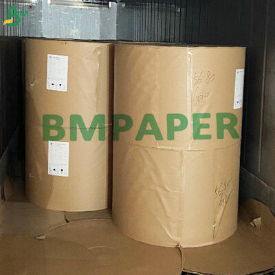 Rollo de papel intercalado de vidrio Kraft natural de 35-40 g/m², papel separador anti moho para vidrio automotriz con revestimiento PV