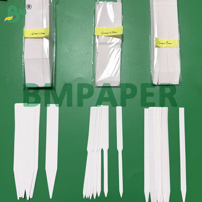Tiras de papel de prueba de fragancia blanca, tablero absorbente de 160 mm x 10 mm y 170 mm x 9 mm