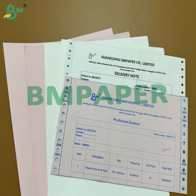 Papel de copia sin carbono A4 blanco y rosa de 2 y 3 capas de 70 g/m² para facturas y recibos