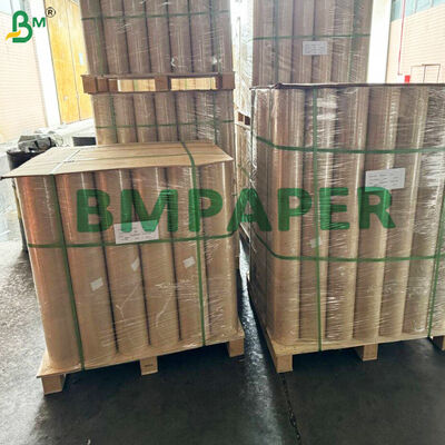 Rollo de papel de enmascarar marrón 18" 450 mm x 180 m 50 g/m² para taller de carrocería de automóviles y pintura en spray