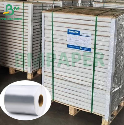 Impresión de etiquetas de cerveza 70gm 80gm Rollo de papel metálico impermeable