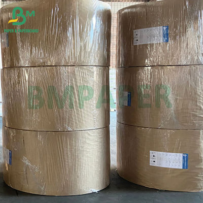 Embalaje de comida rápida Kraft marrón 270 gm Papel recubierto de PE a prueba de grasa