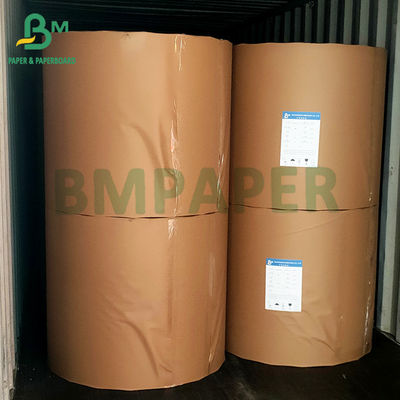 70 gramos de papel Kraft blanqueado blanco de grado alimenticio en bobina para el embalaje de productos alimenticios